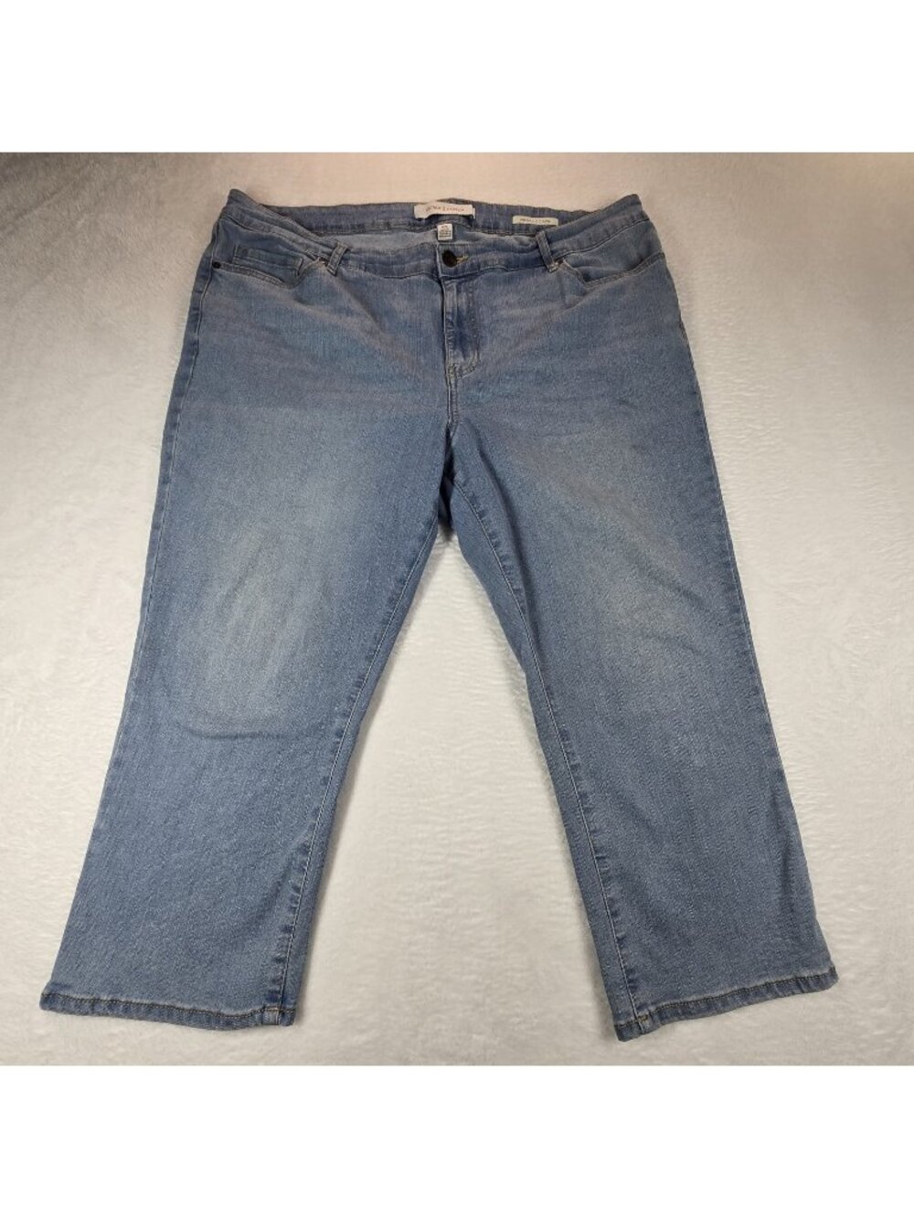 Vintage America Vintage Capri Jeans Womens 18W High Rise Medium Blue Denim